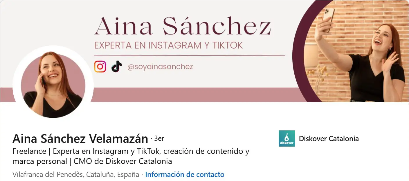 top perfiles linkedin aina sanchez