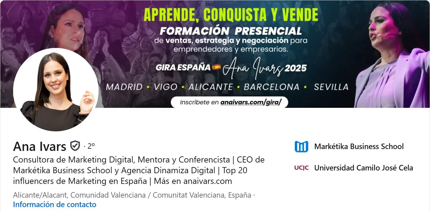 top perfiles linkedin ana ivars