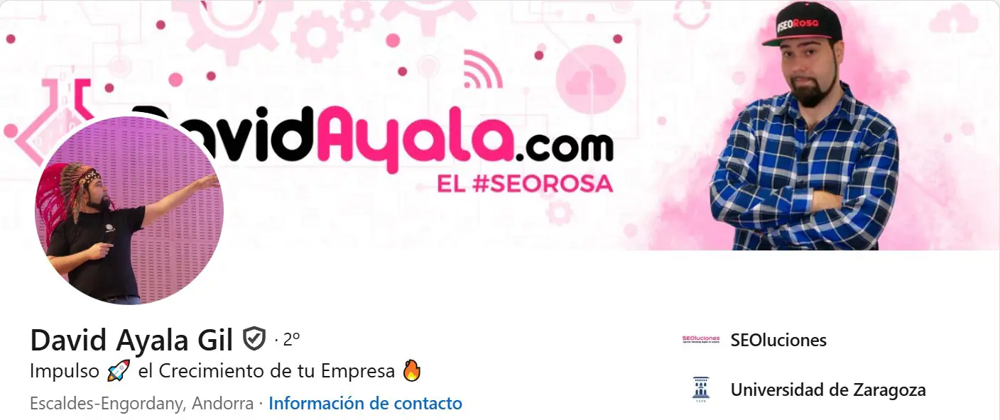 top perfiles linkedin david ayala