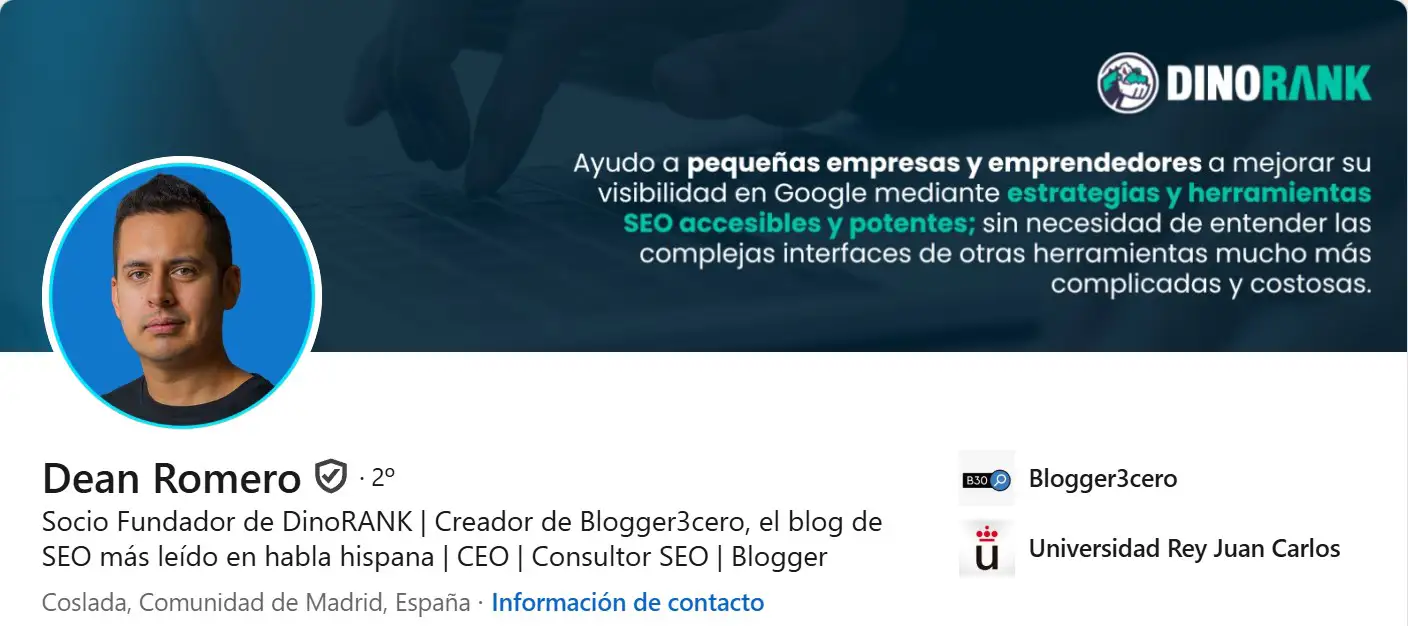 top perfiles linkedin dean romero