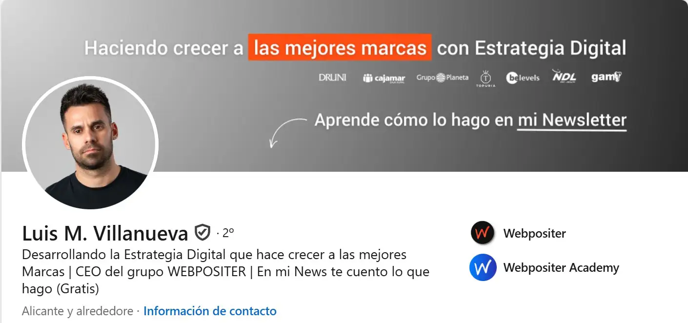 top perfiles linkedin luis m. villanueva