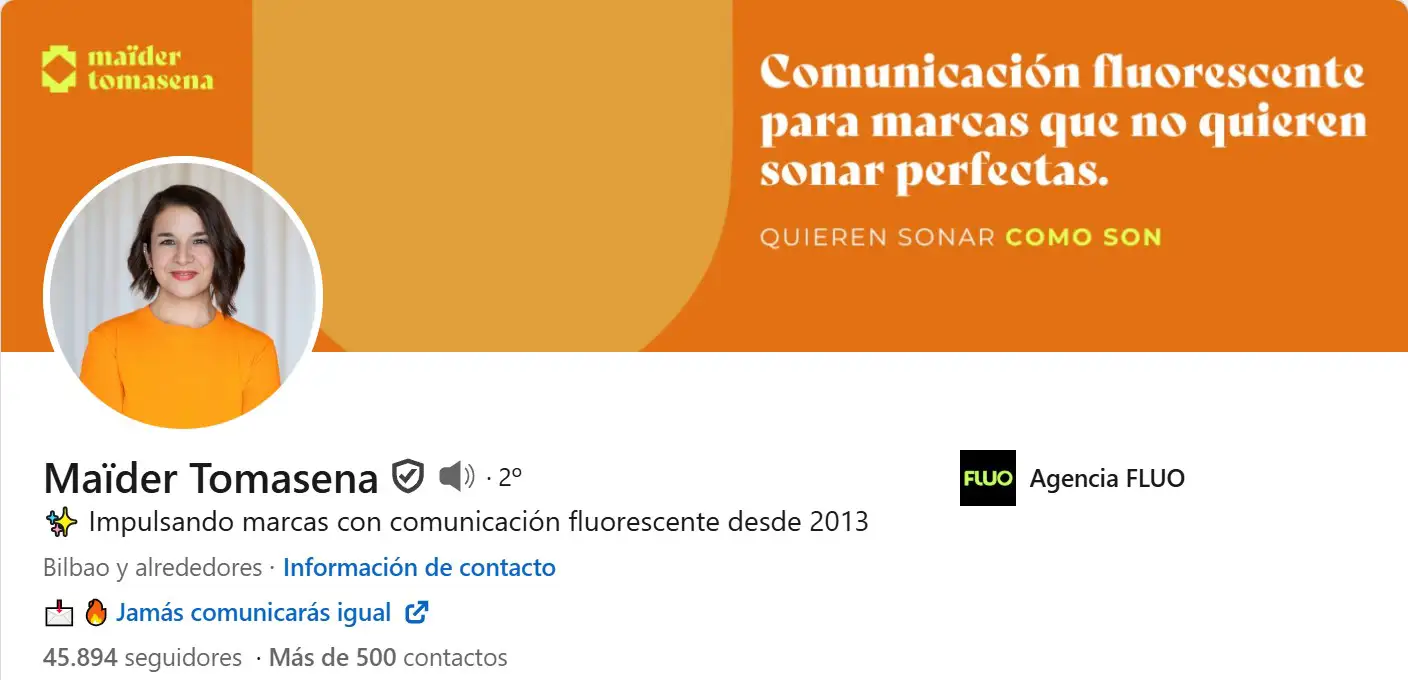 top perfiles linkedin maïder tomasena
