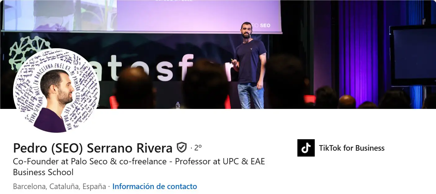 top perfiles linkedin pedro seo