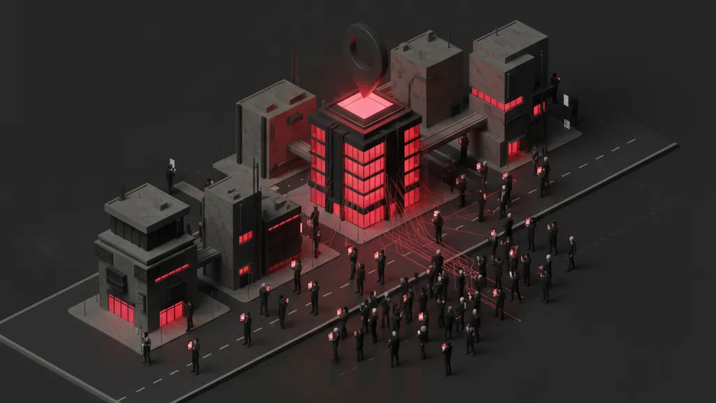 Funcionamiento del ecosistema de SEO Local conectando negocios con usuarios móviles.