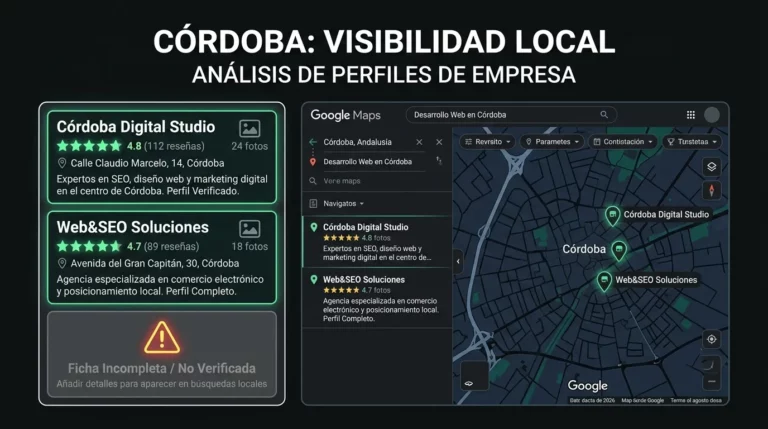 con ficha google business imcompleta no aparece en el pack local